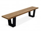 AKS Pizarro Sitzbank Teakholz natur, Aluminium
