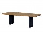 AKS Lander Diningtisch recyceltes Teakholz Stahl natur 300x100x76 cm