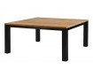AKS Jobson Diningtisch Teak/Alu natur 160x160x76 cm