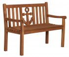 AKS Bootshaus Sitzbank Teakholz natur 120x60x89 cm