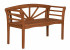 AKS Bergfried Sitzbank Teakholz natur 130x53x83 cm
