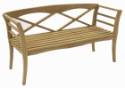 AKS Bergkristall Sitzbank Teakholz natur 150x52x81 cm