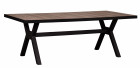 AKS Barletta Diningtisch Aluminium Keramik Tischplatte anthrazit 200x100x76