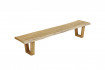 AKS Gaya Sitzbank Teakholz natur 240x45x45 cm