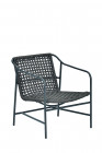 AKS Pali Diningsessel Rope Aluminium schwarz 58x68,5x73,6 cm