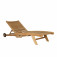 AKS Puri Sonnenliege Teakholz natur 200x62x35 cm