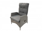 AKS Columbus Loungesessel Move Positionsstuhl Polyrattan anthrazit