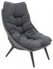 AKS Arco Relaxsessel Polyrattan/Kunstoffgeflecht anthrazit
