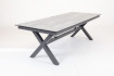 AKS Brito Ausziehtisch Aluminium grau HPL Tischplatte Betonoptik 240-315x99,6x75 cm
