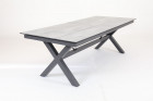 AKS Brito Ausziehtisch Aluminium grau HPL Tischplatte Betonoptik 240-315x99,6x75 cm