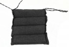 AKS Sitzkissen Olefin royal dark grey 37x37 cm