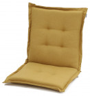 AKS Auflage für Niederlehner Olefin royal mustard (52,5+45,5)x50x6 cm