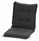 AKS Auflage für Niederlehner Olefin royal darkgrey (52,5+45,5)x50x6 cm