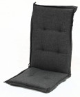 AKS Auflage für Hochlehner Olefin royal dark grey (70+46)x46x6 cm