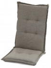 AKS Auflage für Hochlehner Olefin royal brown (70+46)x46x6 cm