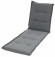 AKS Auflage für Sonnenliege Olefin royal light grey 120+75x60x6 cm