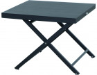 AKS Horten Lifttisch Aluminium matt anthrazit 80x80x36-62 cm