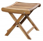 AKS France Hocker Akazienholz natur 42x42x42 cm