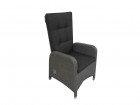 AKS Cleveland Diningsessel Move Positionsstuhl Polyrattan anthrazit