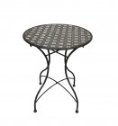 AKS Kentucky Klapptisch Eisen Streckmetall Mosaik antik anthrazit 60x73 cm