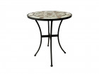 AKS Milazzo Bistrotisch Eisen (Streckmetall) Mosaik Tischplatte 60x70 cm