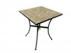 AKS Catania Mosaiktisch Eisen (Streckmetall) Mosaik braun 60x60x70 cm