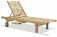 AKS Fano Sonnenliege Teakholz natur 200x65x35 cm