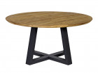 AKS Grant Diningtisch Aluminium charcoal Teak Tischplatte 130x76 cm
