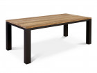 AKS Jobson Diningtisch Aluminium charcoal Teaktischplatte 300x110x76 cm