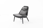 AKS Ginosa Loungestuhl 93x84x99,5 cm Rope und Kissen charcoal