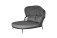 AKS Cremona Daybed 185x160x76 cm Rope charcoal Kissen grau