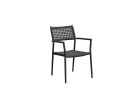 AKS Channing Diningsessel Aluminium grau, Rope grün 56x58x86 cm