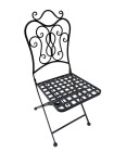 AKS Milazzo Bistrostuhl Eisen (Streckmetall) Mosaik 39x48x91 cm