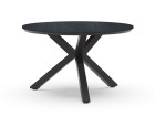 AKS Anson Diningtisch Aluminium charcoal, Trespa Tischplatte Graphit 120 cm