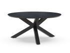 AKS Anson Diningtisch Aluminium charcoal Trespa Tischplatte Graphit 150 cm