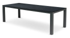 AKS Anson Diningtisch Aluminium charcoal Trespa Tischplatte Graphit 240x100x74 cm