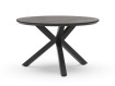 AKS Anson Diningtisch Aluminium charcoal Trespa Tischplatte Forest Grey 120 cm