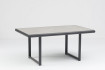 AKS Lusia Loungetisch 144x88,5x65 cm Aluminium charcoal Keramiktischplatte