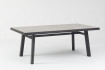 AKS Burano Diningtisch 200x100x74,5 cm Aluminium charcaoal Keramiktischplatte