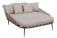 AKS Valence Daybed 161x173x72 cm Rope beige Kissen beige