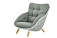 AKS Alba Loungesessel Geflecht graumix 102,5x110,x95 cm