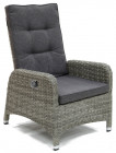 AKS Cleveland Loungesessel Move Positionsstuhl Polyrattan grau