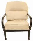 AKS Glasgow Loungesessel Aluminiumguss bronze