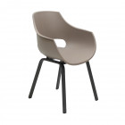 AKS Levis Stuhl Aluminium Kunststoff charcoal 60x58x84 cm