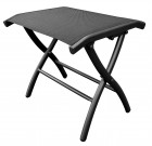 AKS Luna Klapphocker Aluminium Textilen anthrazit, schwarz 47x40x42 cm