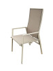 AKS Mira Diningmovesessel creme/beige Aluarm