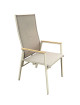 AKS Mira Diningmovesessel creme/beige Teakarm