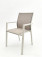 AKS Mira Stapelsessel creme/beige Aluarm