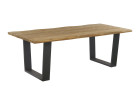 AKS Pizarro Diningtisch recyceltes Teakholz Aluminium natur 220x100x76 cm