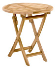 AKS Riva Klapptisch ECO Teakholz natur 70 cm